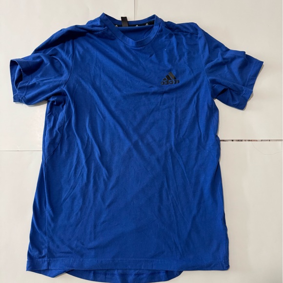 adidas Vibrant Blue Short Sleeve Tee - Picture 1 of 4